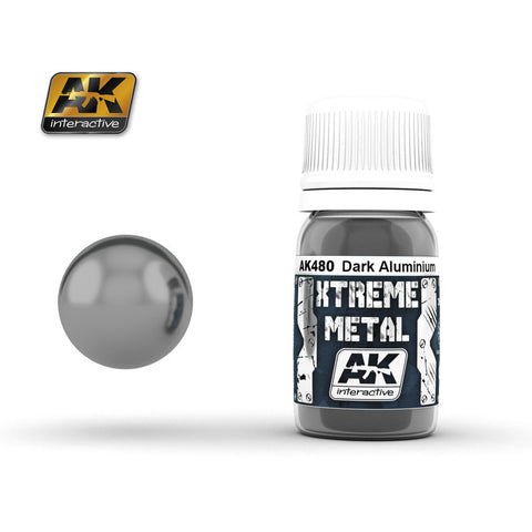 Xtreme Metal Dark Aluminium (30ml) - Pegasus Hobby Supplies