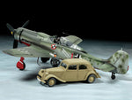 Focke-Wulf Fw190 D-9 JV44 & Citreon Traction 11CV Staff Car Set (1/48)