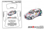 Zero Designs : Ford Focus RS WRC Pre Cut Window Painting Masks (Tamiya) 1:24