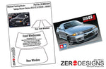 Zero Designs : 1:24 Nissan Skyline R32 GT­R Window Painting Masks (Tamiya) - Pegasus Hobby Supplies
