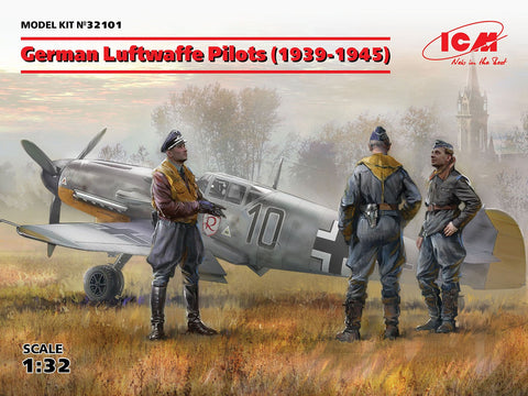 German Luftwaffe Pilots (1939-1945) (3 figures) (1/32)