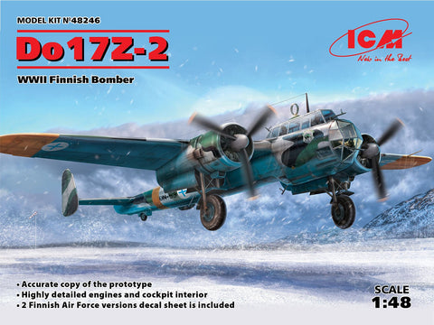 Do 17Z-2, WWII Finnish Bomber (1/48) - Pegasus Hobby Supplies