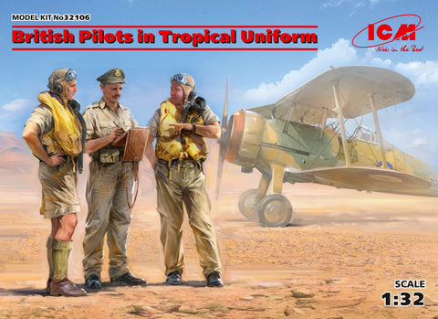 British Pilots in Tropical Uniform (1939-1943) (1/32)