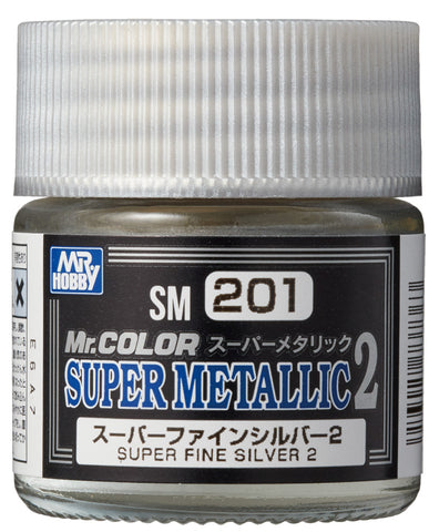 MR.COLOR SUPER METALLIC 2 SUPER FINE SILVER 2 (10ml)