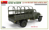 G7107 W/Crew 1,5T 4X4 Truck W/Metal Body (1/35)