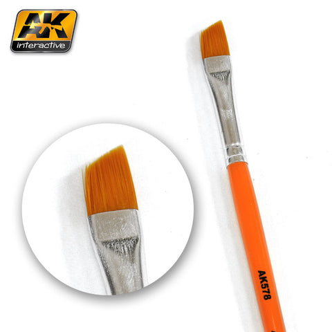 Synthetic Paint Brush - Diagonal Weathering Brush - Pegasus Hobby Supplies
