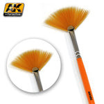 Synthetic Paint Brush - Fan Shaped Weathering Brush - Pegasus Hobby Supplies