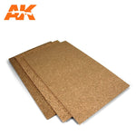 Cork Sheet - FINE Grain (200mm x 290mm x 6mm) - Pegasus Hobby Supplies
