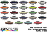Zero Paints : BMW 2002 (1970's) Colours (60ml) - Pegasus Hobby Supplies