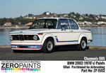 Zero Paints : BMW 2002 (1970's) Colours (60ml) - Pegasus Hobby Supplies