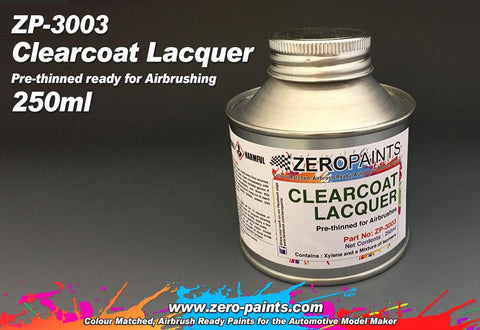 Zero Paints : Clearcoat Lacquer [Airbrush Ready] (250ml)