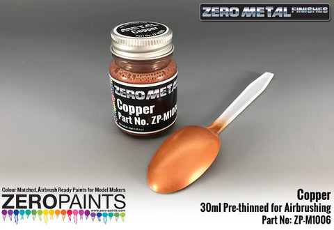 Zero Paints : Copper Paint - 30ml - Zero Metal Finishes