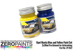 Zero Paints : Opel Manta - Blue and Yellow Paint Set 2x30ml