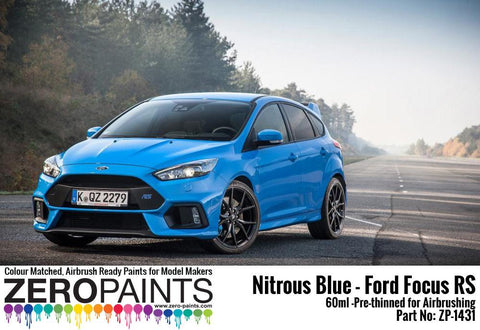Zero Paints : Nitrous Blue - Ford Focus RS Paint 60ml