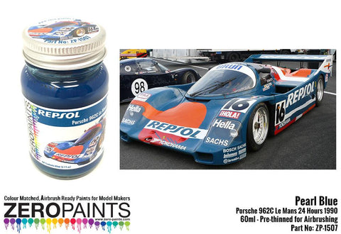 Zero Paints : Pearl Blue Porsche 962C Le Mans 24 Hours 1990 60ml