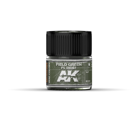 Real Colors - Field Green FS 34097 (10ml) - Pegasus Hobby Supplies