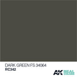 Real Colors - Dark Green FS 34064 (10ml) - Pegasus Hobby Supplies