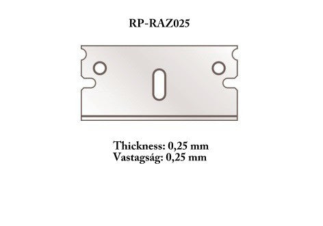 Mitre Cutter Razor Blade (0.25mm) [5pcs] - Pegasus Hobby Supplies