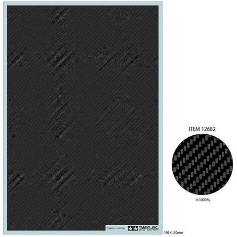 Carbon Decal Twill Weave - Extra Fine (Tamiya)