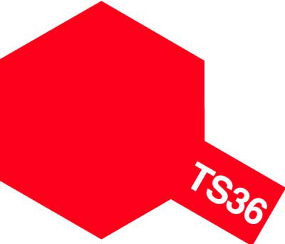 Tamiya TS-36 Fluorescent Red 100ml Spray Tin